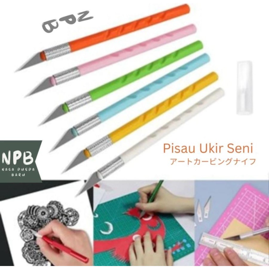 

EM Pisau Ukir Seni Hobby Crafting Art Knife