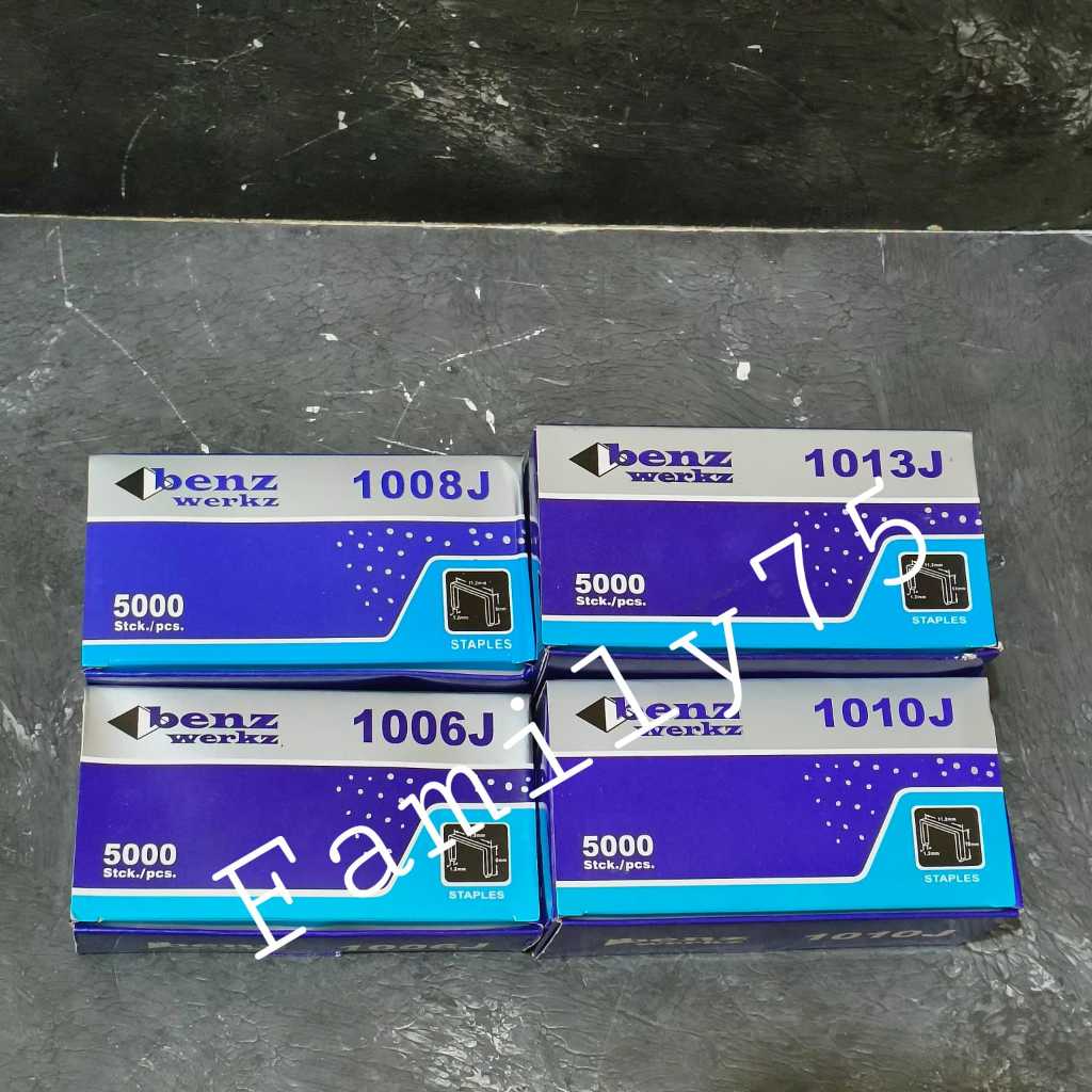 

Isi refill Stapler model U 1006J-1008J-1010J-1013J Paku Tembak Benz