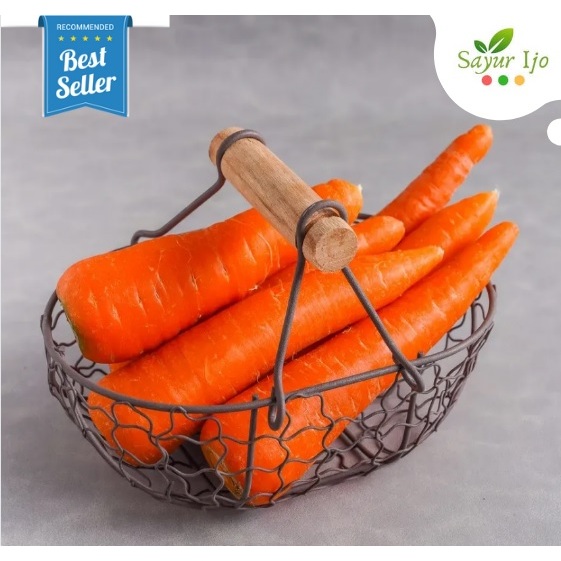 Baby Wortel Berastagi 480 - 500 Gram / Pack Fresh Baby Carrot Brastagi Sayur Hijau Segar