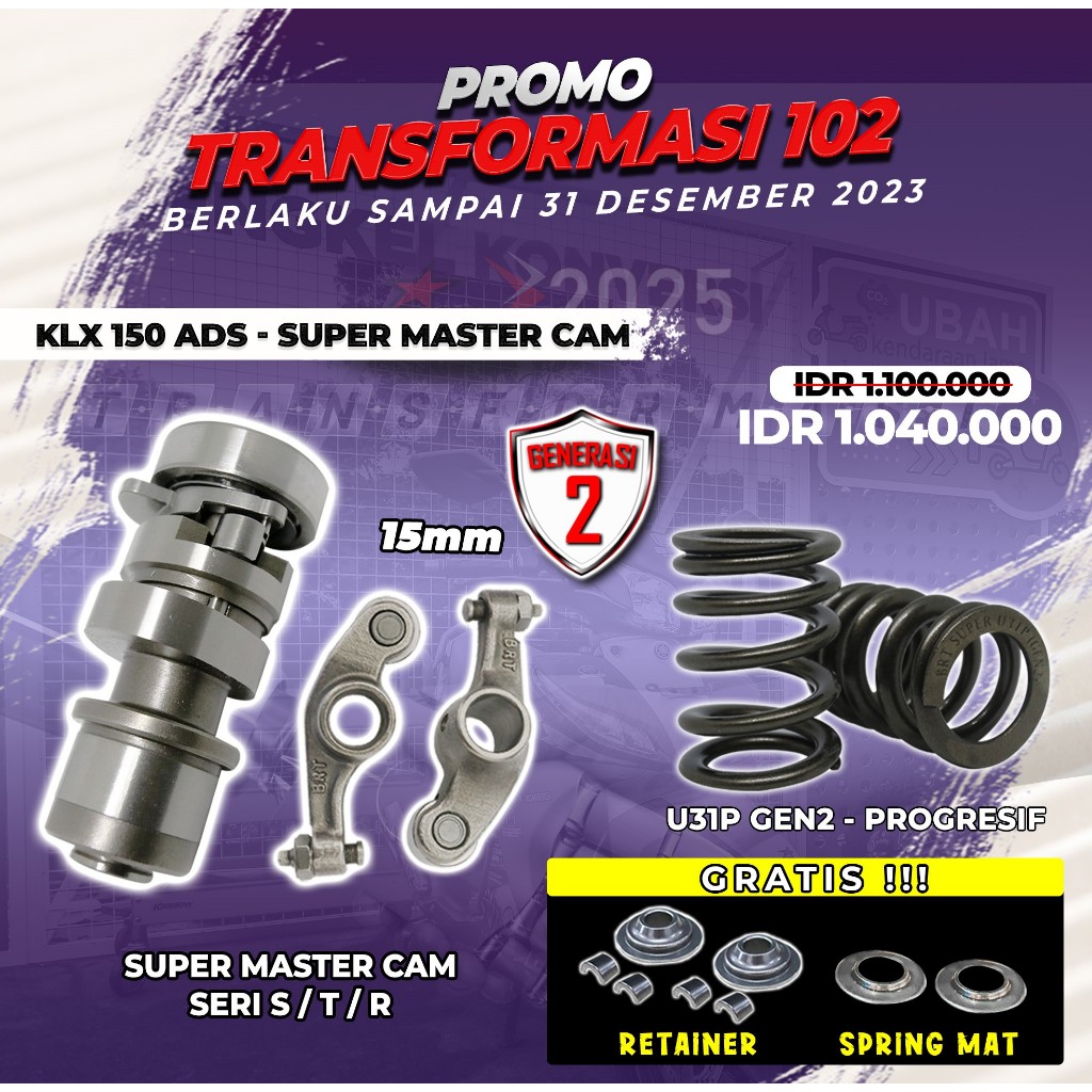 NOKEN AS KLX 150 ADS + PER KLEP | BRT