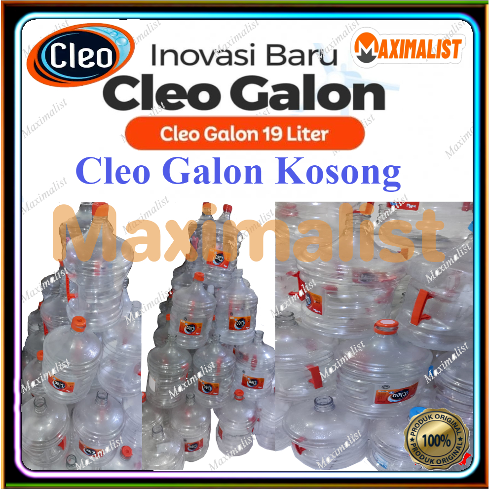 

Cleo Galon Kosong 19 Liter / Galon Cleo Kosong / Galon Kosong Cleo 19 Liter (KHUSUS INSTAN / SAMEDAY) Cleo Indomaret Kosong 19 Liter / Galon Kosong Tanpa Isi (Tanpa Air) 19 Liter / Galon Cleo kosong kapasitas 19 liter /Galon Kosong Aqua / Galon Kosong Vit