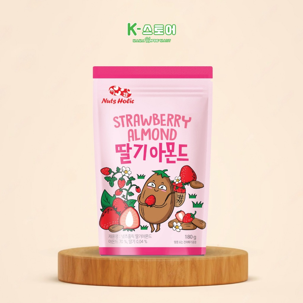 

NUTSHOLIC STRAWBERRY ALMOND 180G