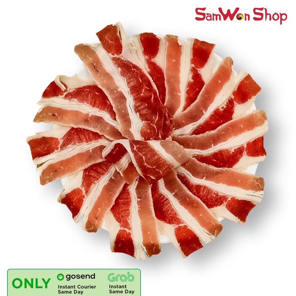 

Original US BEEF SLICE FRESH 1 KG - DAGING SAPI IRIS SHORTPLATE YAKINIKU YOSHINOYA SHABU RICEBOWL murah