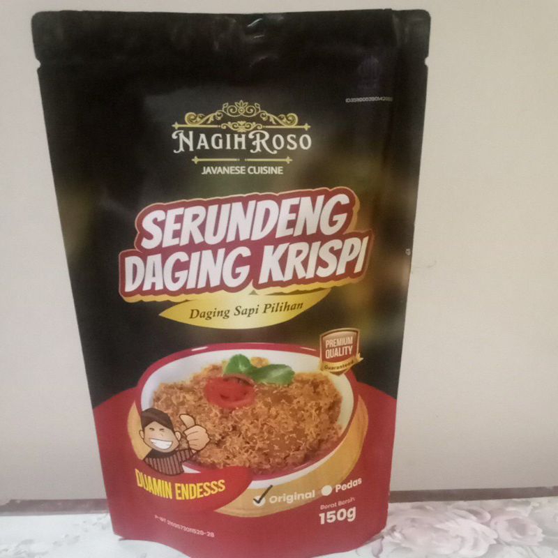 

Serundeng Daging Krispi Nagih Roso 150 g
