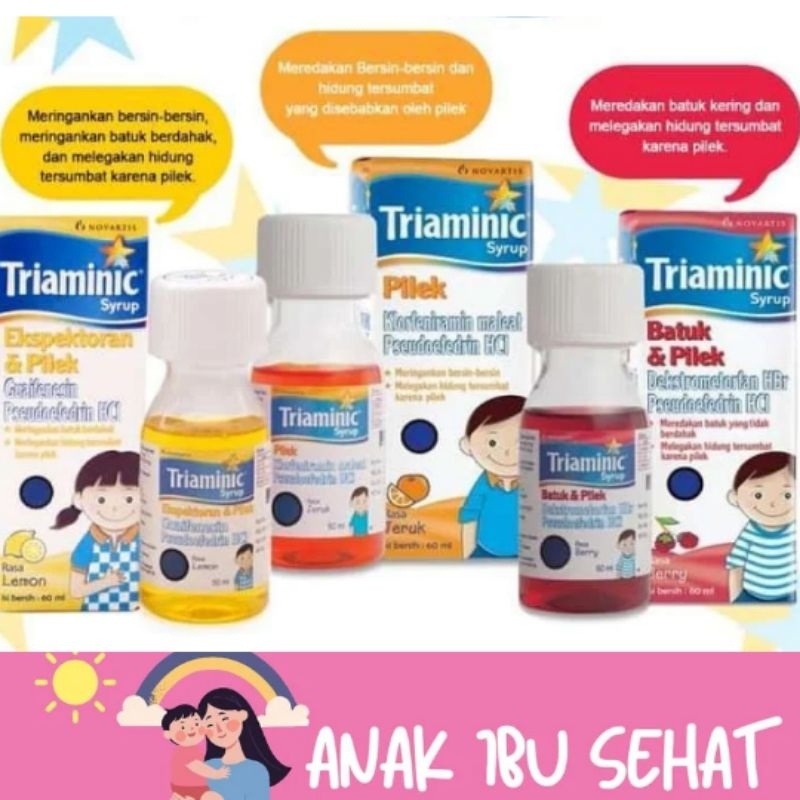 Triaminic Pilek Sirup / Triaminic Batuk Pilek / Triaminic Ekspektoran & Pilek