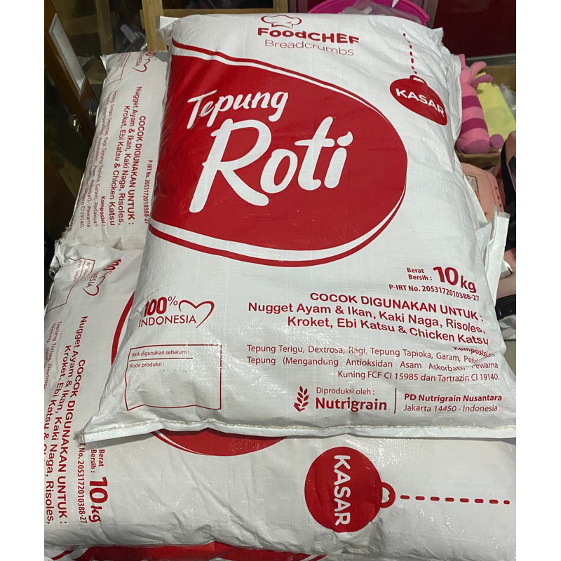 

Tepung roti 10kg# 1 krg