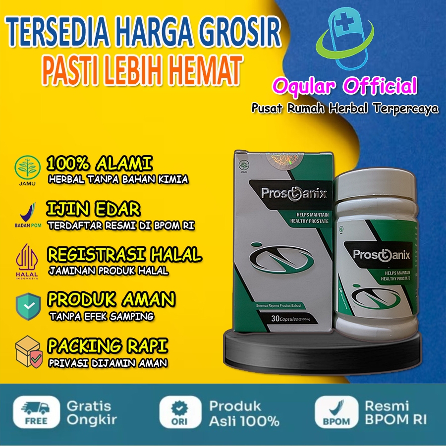 Prostanix Asli Herbal Original 100% Obat Prostat Ampuh