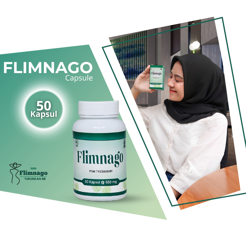 Flimnago 50 Capsule | Herbal Pembakar Lemak Perut Buncit Terbaik Tanpa Efek Samping