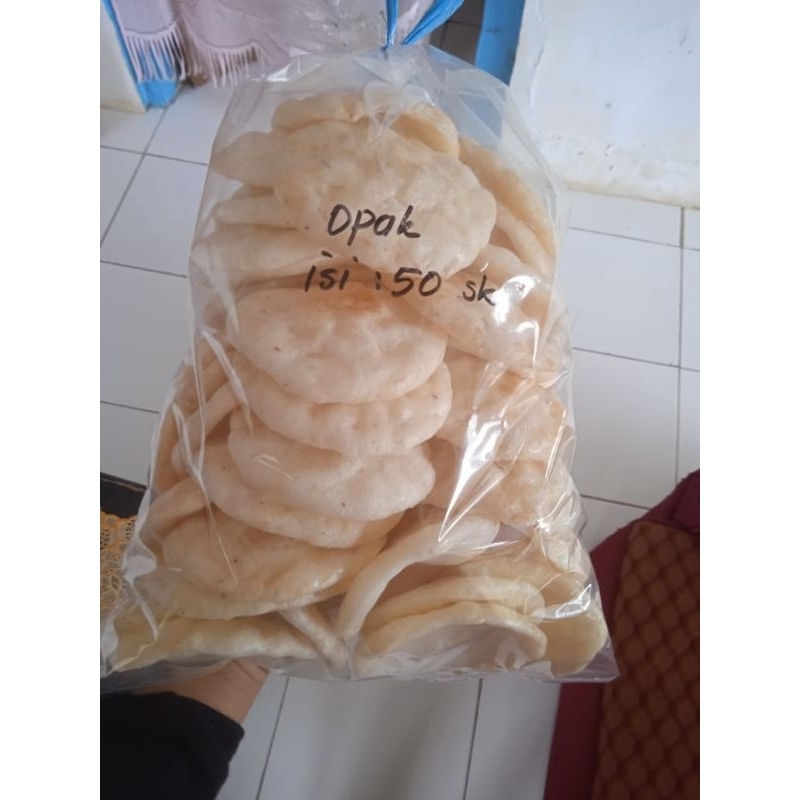 

Opak ketan manis renyah siap makan asli cianjur isi 50 pcs kualitas bagus