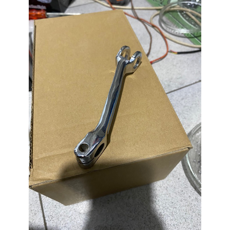 (BISA COD)PAHA REM BAJAJ PULSAR BAHAN TEBEL CROOM BAGUS MURAH
