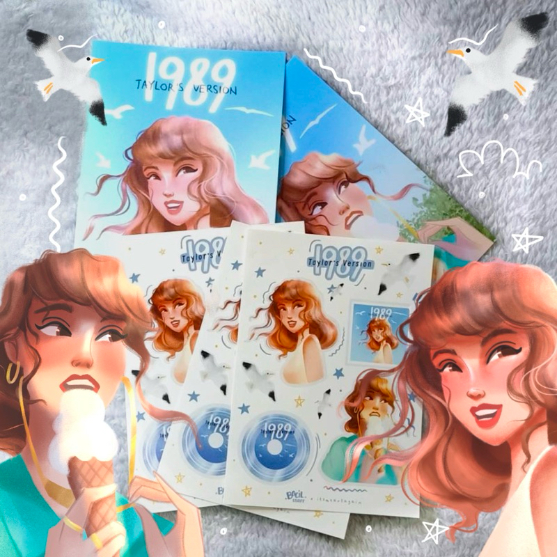 

[bocilstaff] 1989 Taylor's Version STIKER & ART PRINT AESTHETIC Sticker Sheet | Sticker Hp| Stiker Diary| Stiker Laptop| Stiker Custom | kartu ucapan | gift card | kartu gambar | kartu ucapan hadiah | thankyou card
