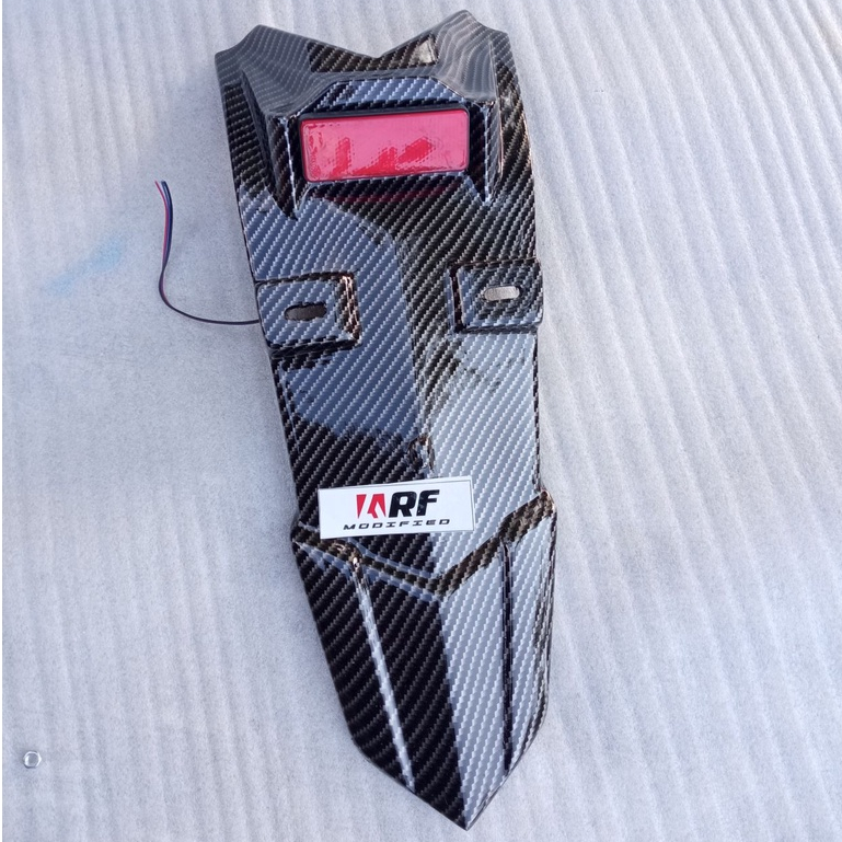 Spakbor belakang MX KING 150 cc model EXCITER plus lampu stop LED kedip
