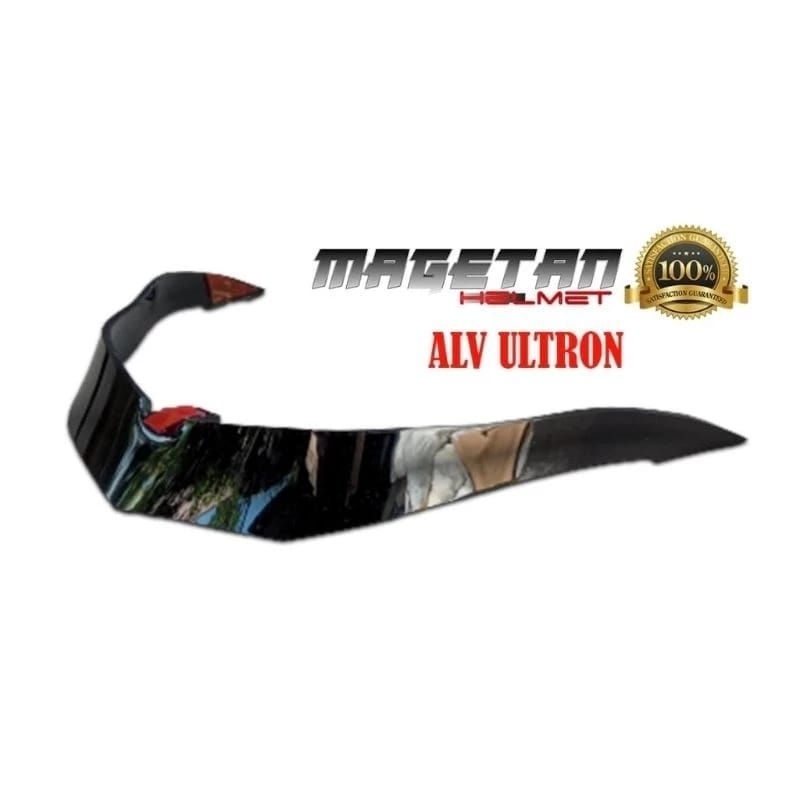 New Deals Spoiler Helm Alv Ultron/Spoiler 3D Alv Ultron Bahan Polikarbonat Anti Pecah / Tahan