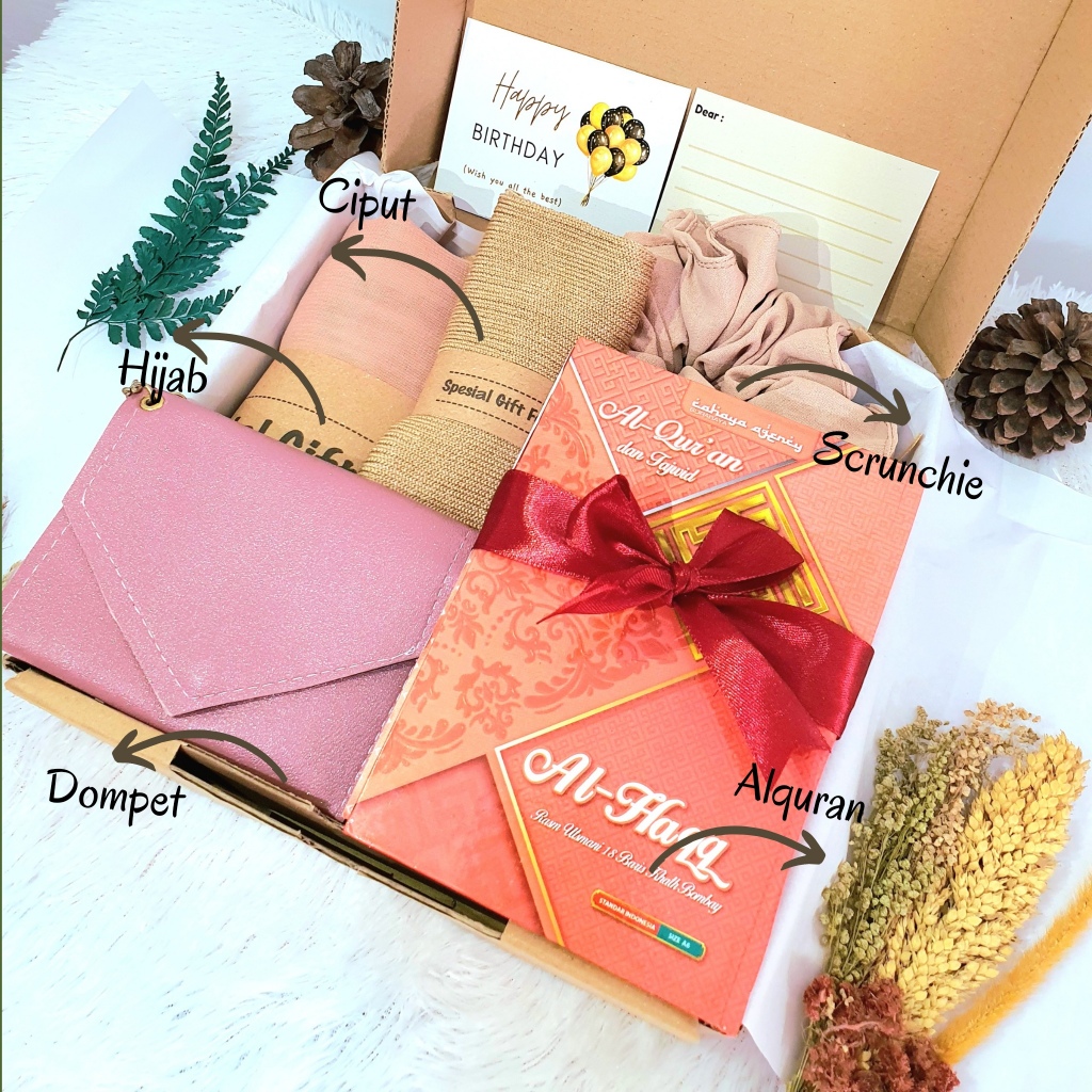 

GIFT BOX HIJAB/ HAMPERS HIJAB/ HAMPERS ALQURAN/ KADO ULANG TAHUN/ KADO HARI GURU/ KADO WISUDA/ HAMPERS HARI IBU/ KADO HARI IBU, HAPPY MOTHER DAY,/ HADIAH HARI IBU