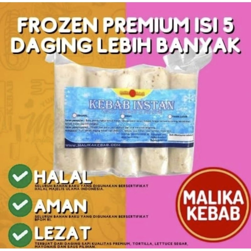 

Kebab frozen premium isi 5 by Malika Kebab