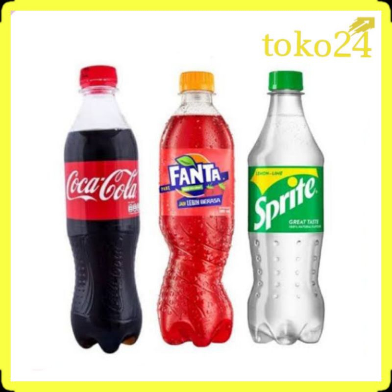 

Coca-Cola, Sprite, Fanta Botol 390 ml 1 Karton isi 12