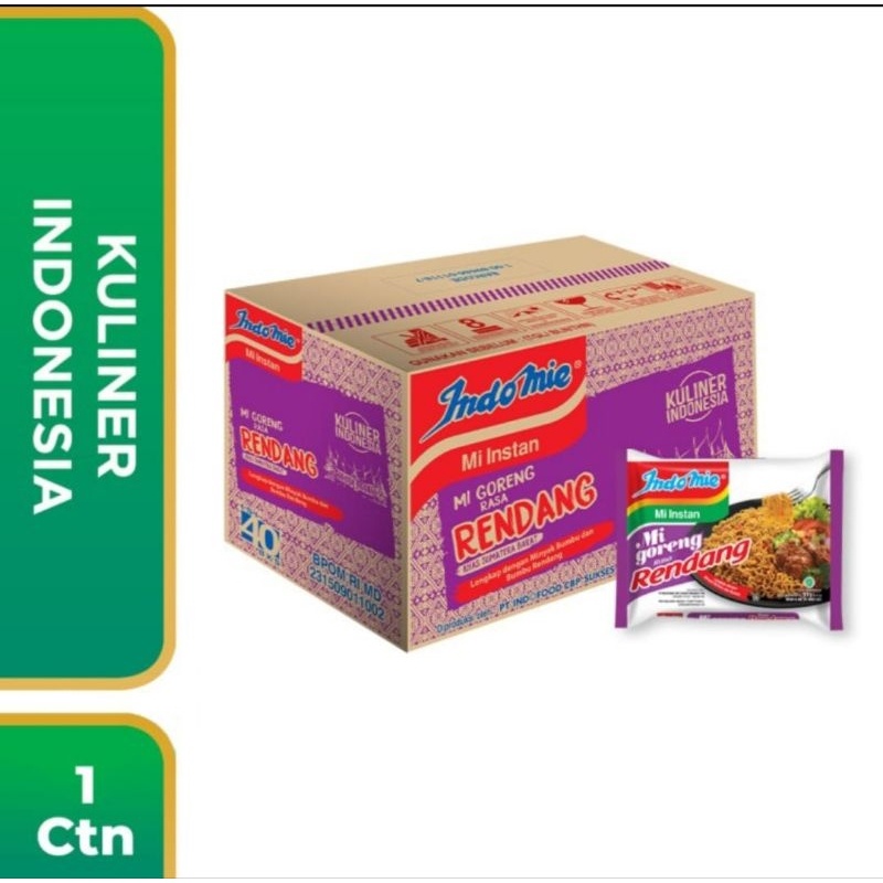 

Star 1 Dus isi 40 pcs - Indomie goreng rendang !!!