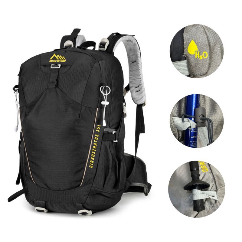 Tas Ransel 35 Liter Bassic Outdoor Seri Cirrusstratus - Tas Daypack 35L