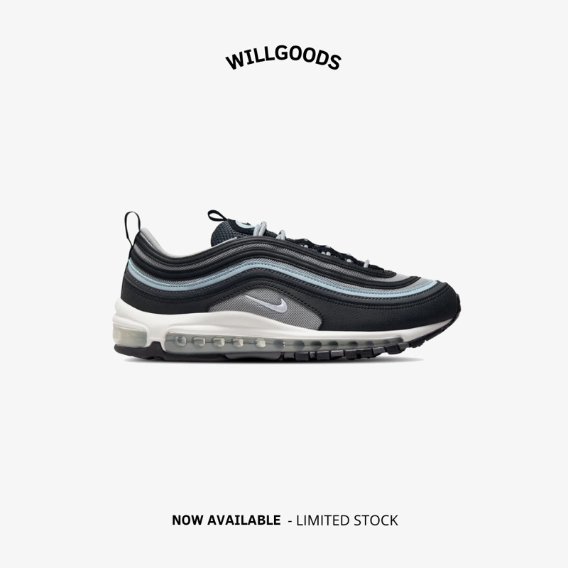 Nike Air Max 97 Black Grey Blue Original Resmi BNIB