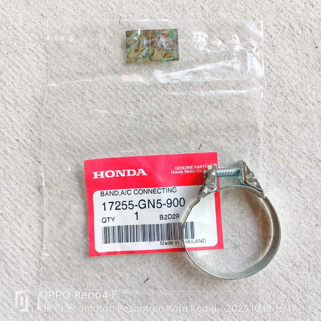 Klem Karet Filter Udara Supra-X Supra-Fit Supra-X 125 Helm-In Revo 100-110 Karbu Blade-110 Ori AHM