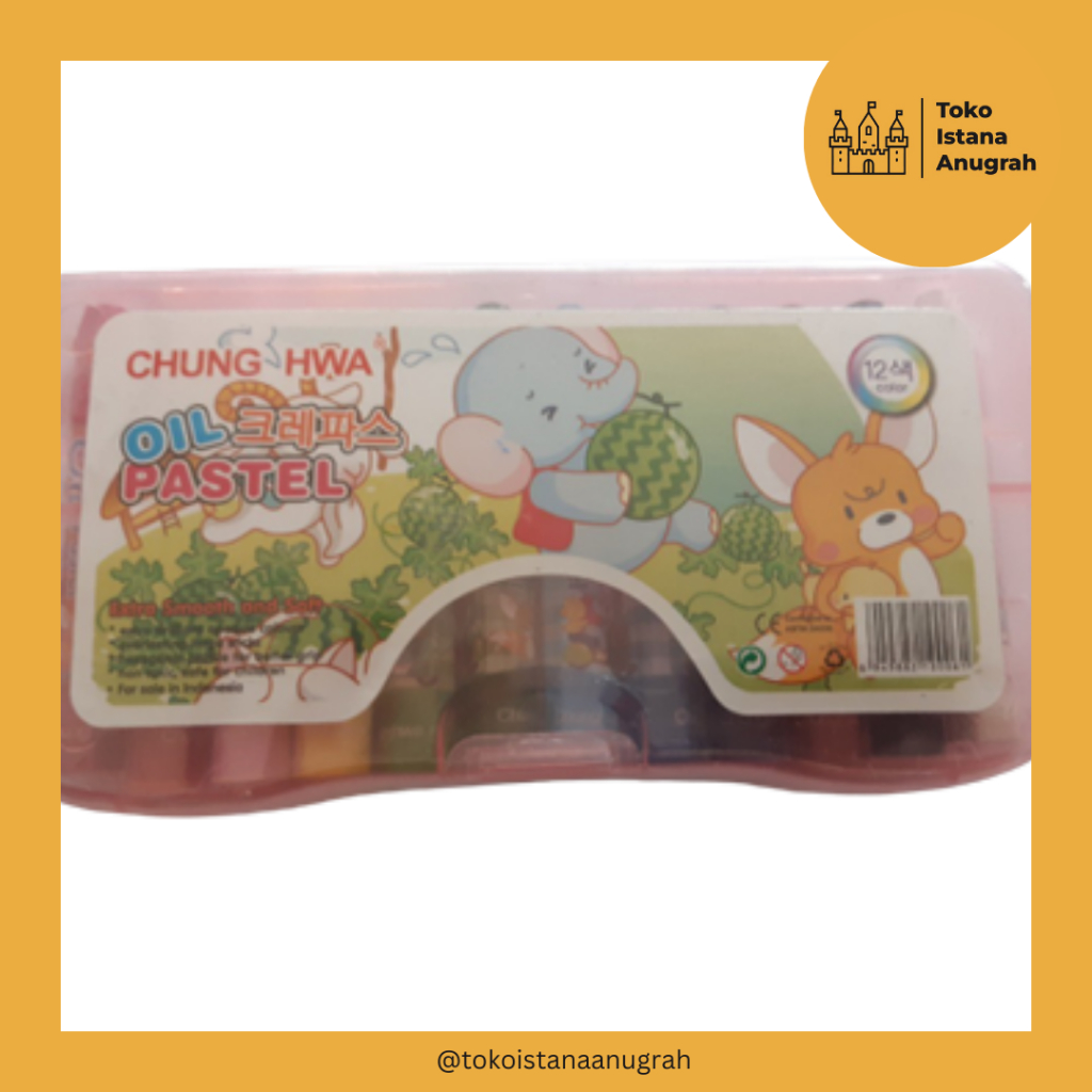 

Crayon 12W Oil Pastel Chung Hwa