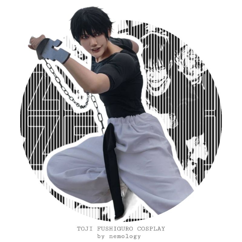 PAKET COSPLAY TOJI FUSHIGURO / ANIME JUJUTSU KAISEN JJK