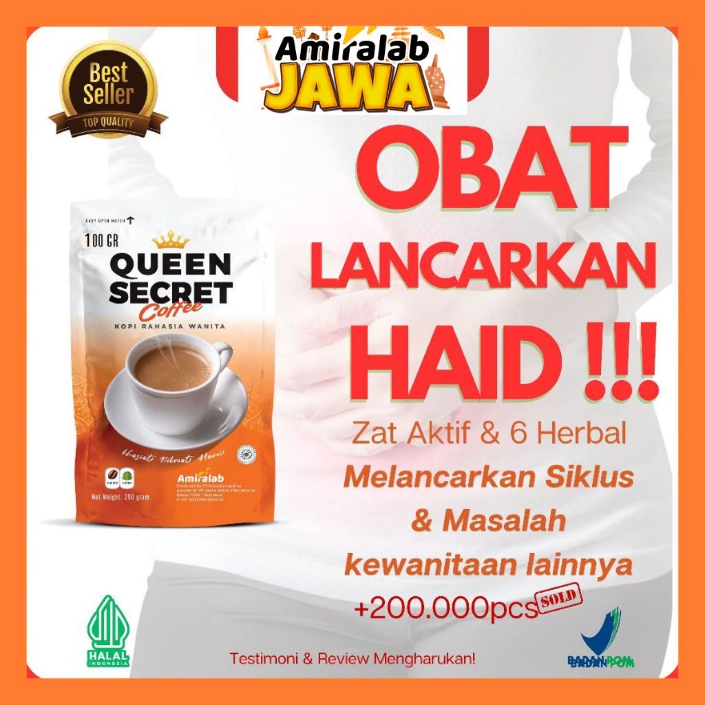 HAID LANCAR OBAT JAMU PELANCAR HAID TELAT DATANG BULAN KEPUTIHAN KISTA PCOS PROMIL Sehat Rahim Detok