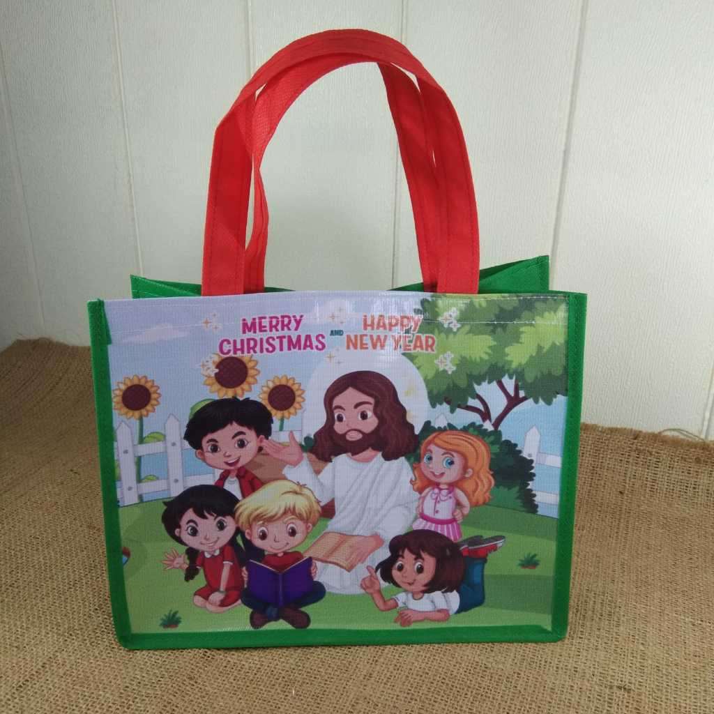 

Tas Souvenir Order Khusus 25x20cm sisi 12cm christmas Ready xmas