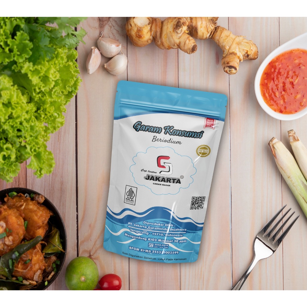 

GARAM HALUS PREMIUM " LAUTAN JAKARTA " / GARAM / GAREM / SEHAT / RENDAH NATRIUM / RENDAH LEMAK / GARAM SEHAT / GARAM MASAK