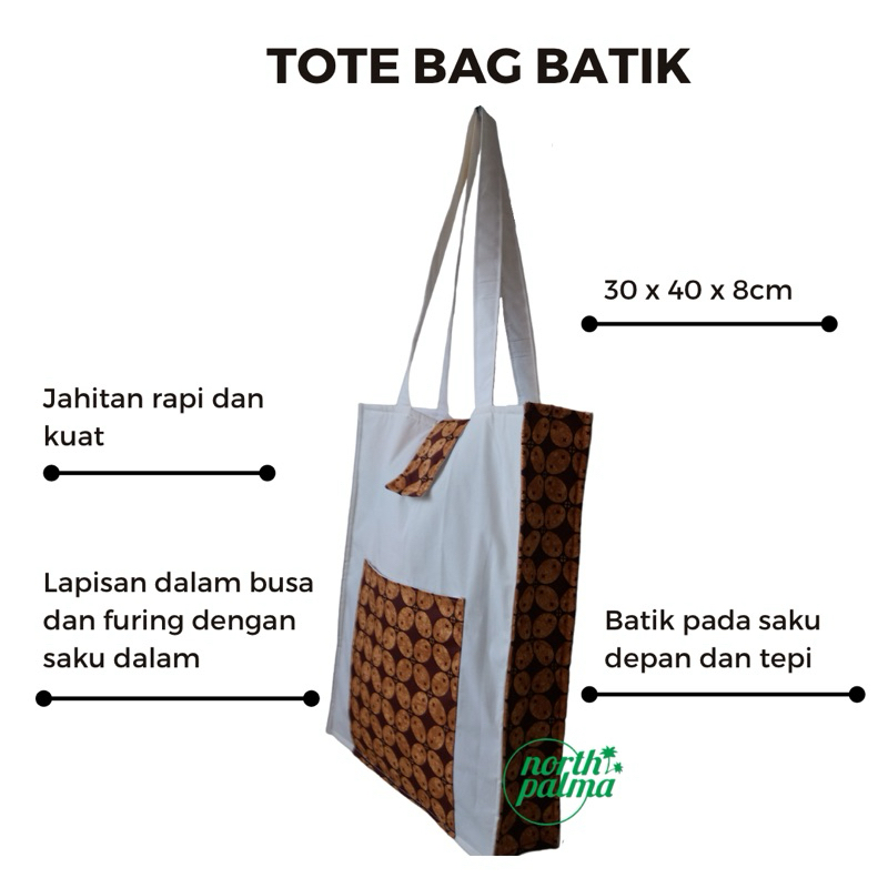 

Tas Tote Bag Goodie Bag Souvenir Seminar Kit Batik