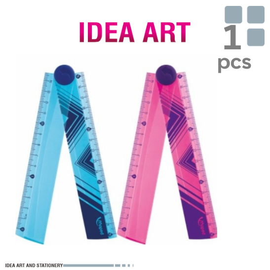 

Penggaris Lipat 15 cm Buka 30 cm Maped Cosmic Ruler Foldable