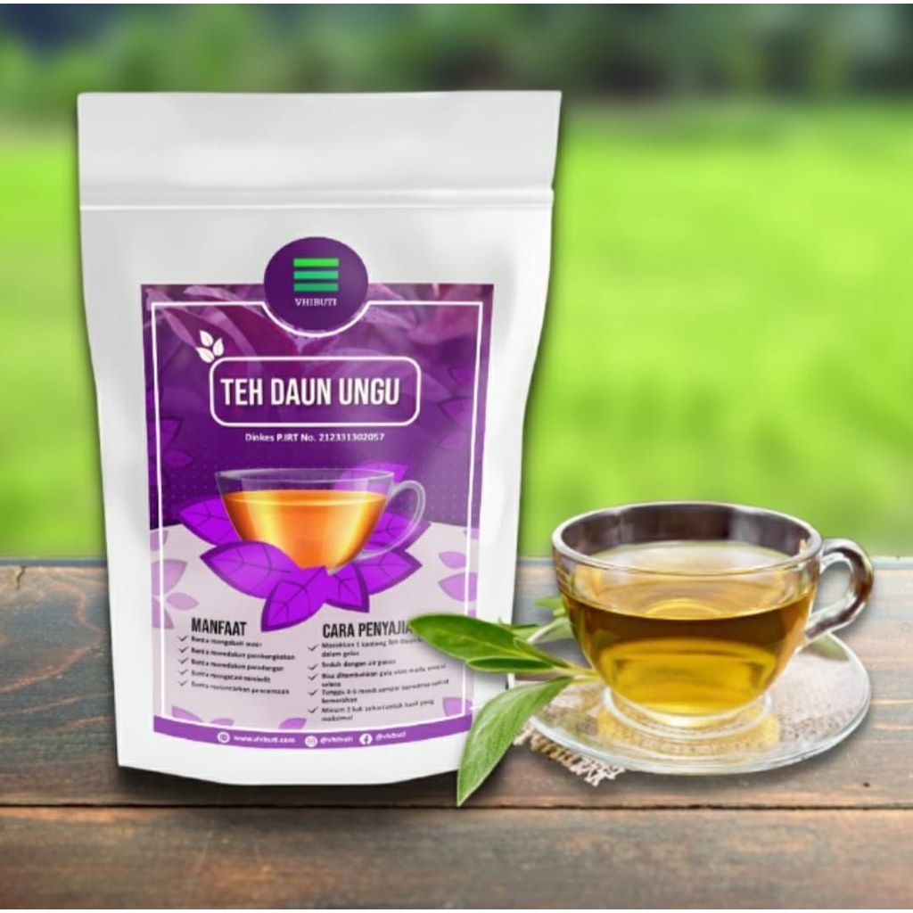 

Teh Daun Ungu Herbal 100% Alami Atasi Sembelit