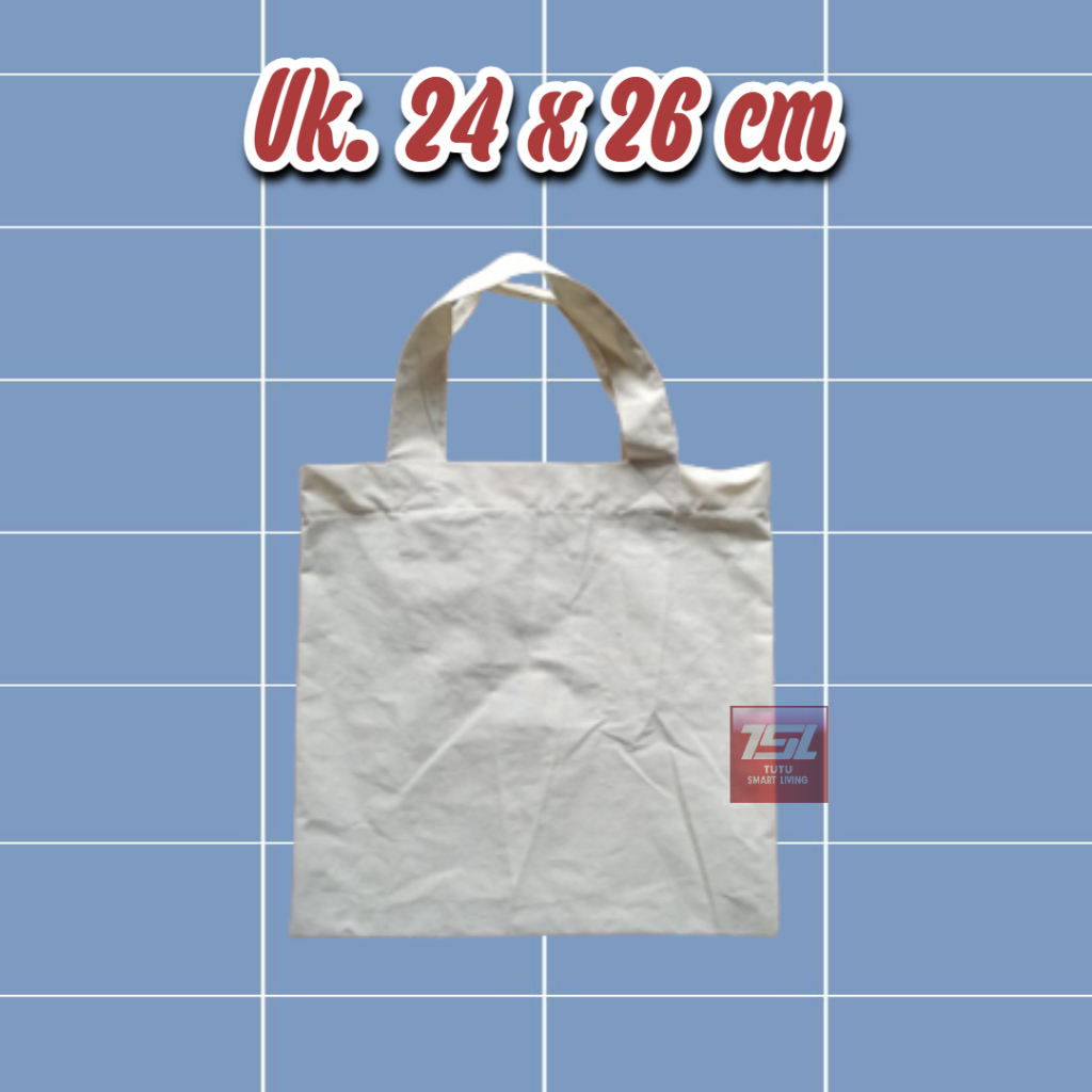 TUTU Tas Jinjing Blacu Premium Totebag Blacu Polos High Quality Ready Stock Totebag BLACU Tas POLOS 