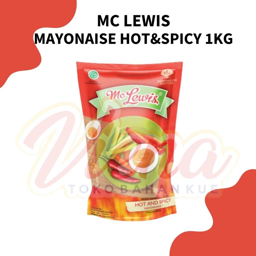 

MC Lewis Mayonaise Hot & Spicy 1Kg / Mayo Pedas