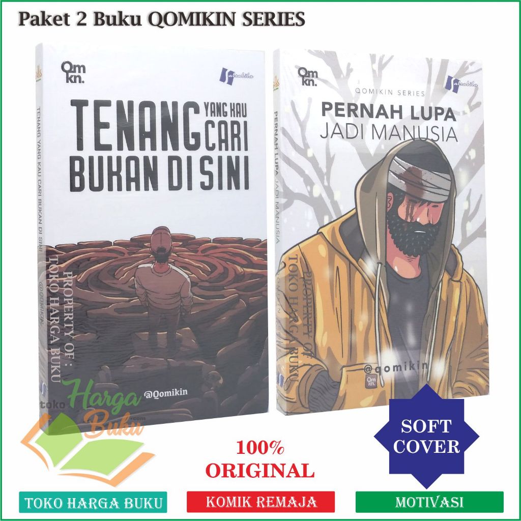 Foto Paket 2 Buku Pernah Lupa Jadi Manusia dan Tenang Yang Kau Cari Bukan Di Sini Qomikin Series Komik Remaja Penerbit Salsabila