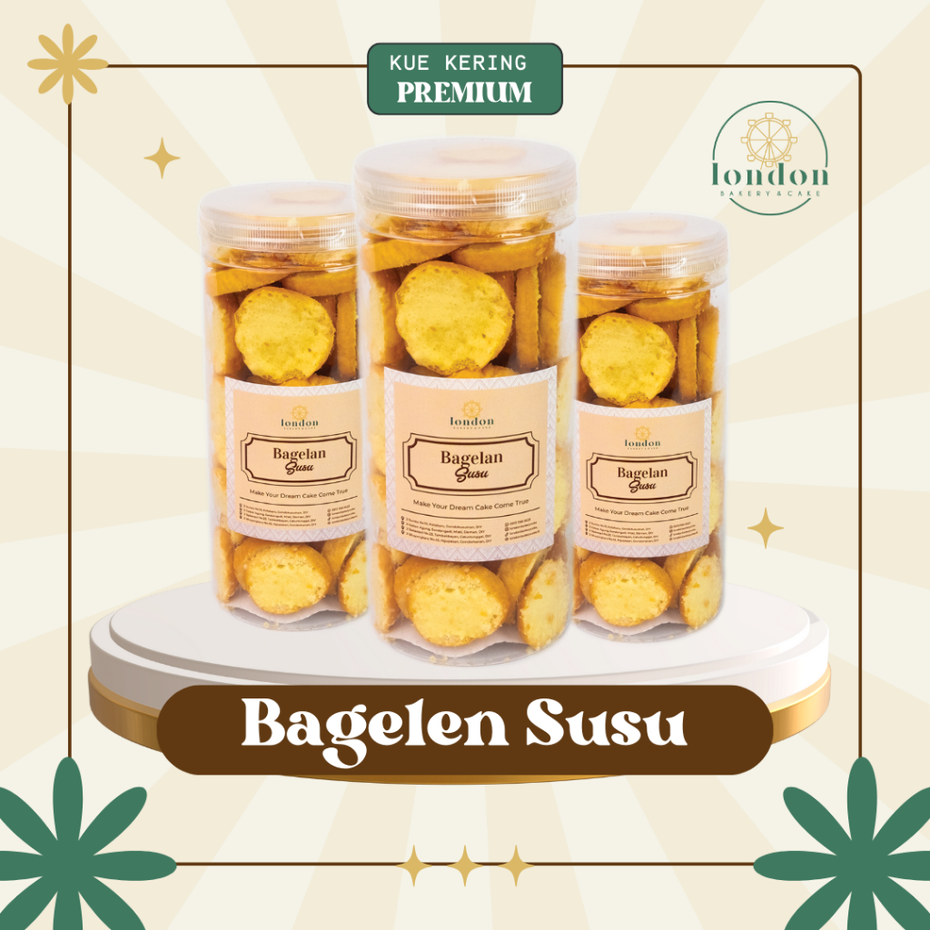 

Bagelen Premium Rasa Coklat Keju Susu Gula 250gr