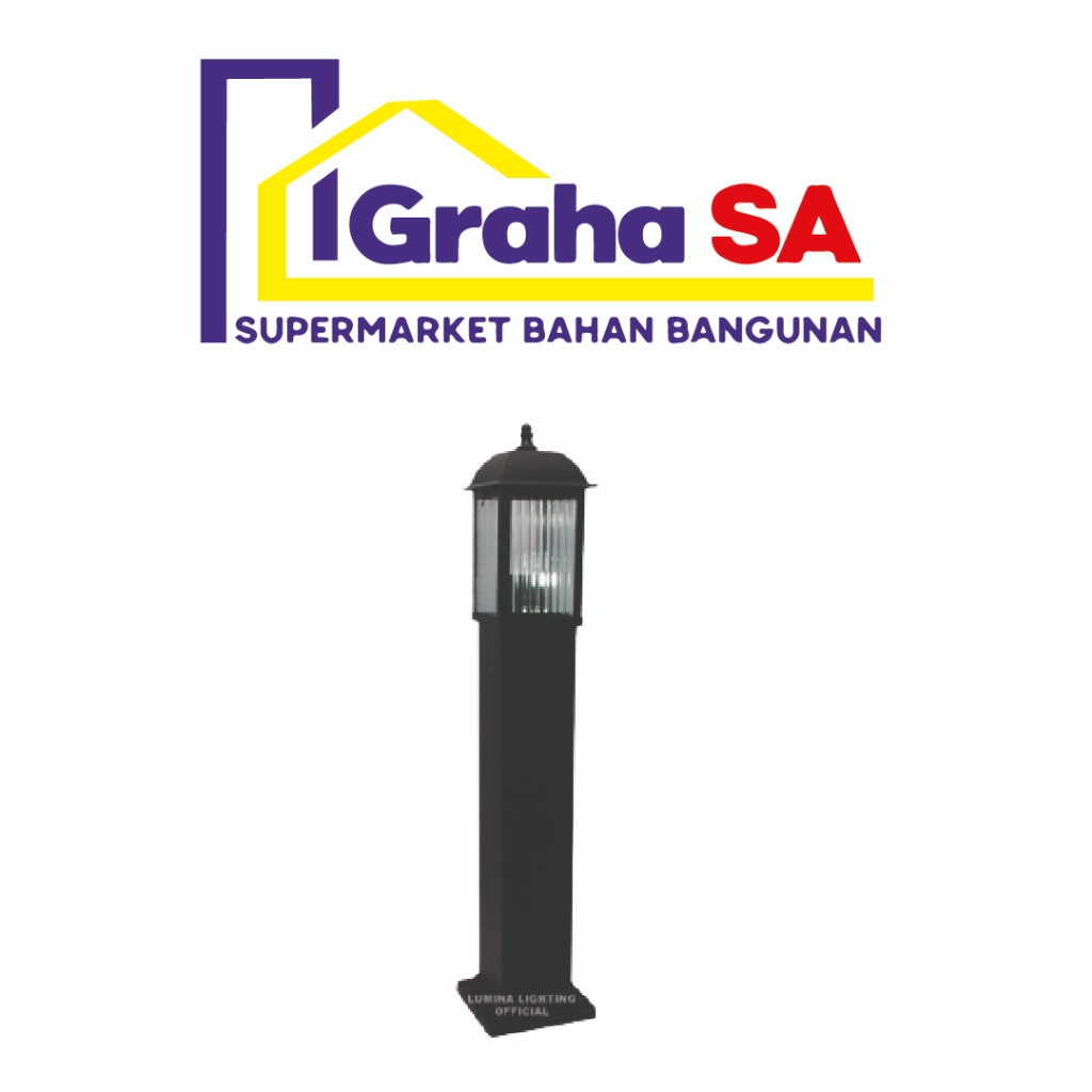 LUMINA LAMPU TAMAN 1504-BK BLK
