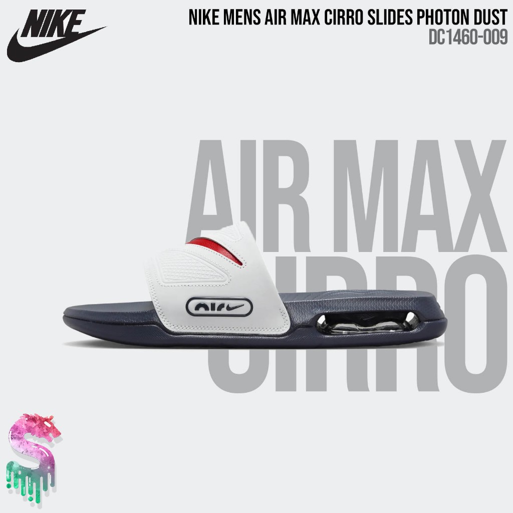 Nike Air Max Cirro Slides [DC1460-009] Photon Dust Mens Original BNIB - Sandal Slop Pria