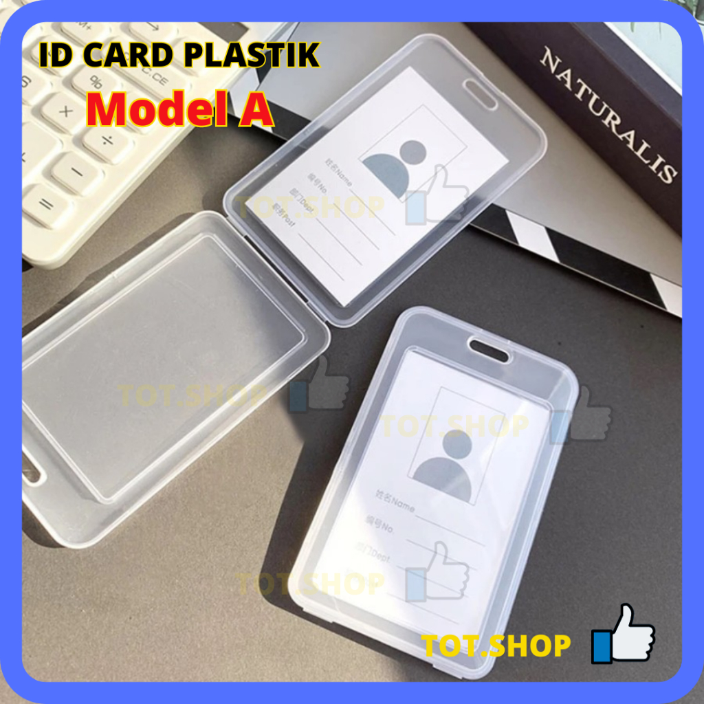 

ID CARD Holder Mika Name Tag Card Frame Model Box Gantungan Tempat Wadah Kartu Nama Tebal Casing IDCard Tanda Pengenal Tempat Karyawan Pegawai Kantor PLASTIK KULIT Transparan Kaca Acrylic ID Card Holder Card Frame ID Card NameTag Model Box