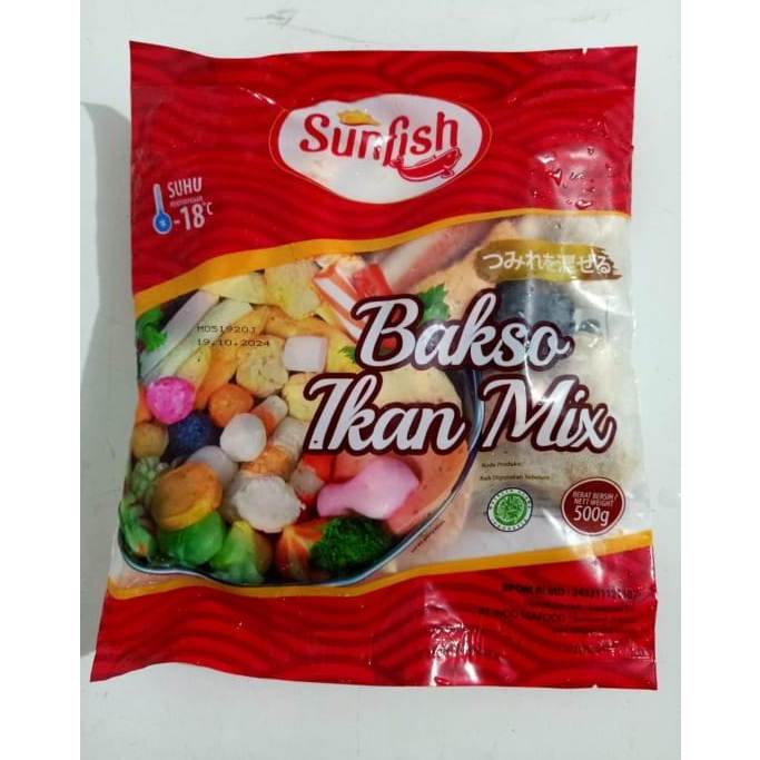 

sunfish bakso ikan mix 500gr