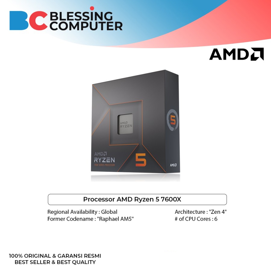 Processor AMD Ryzen 5 7600X
