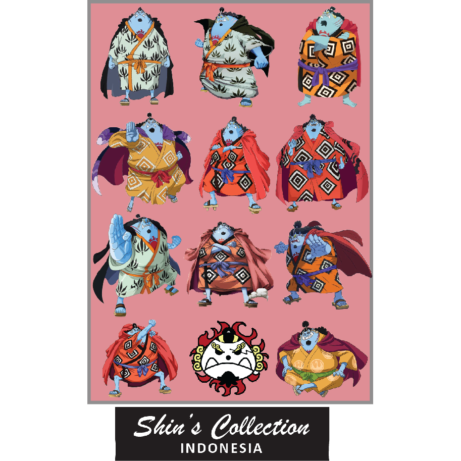 

Sticker stiker murah antiair trasnparan Jinbei solo one piece 1 pc