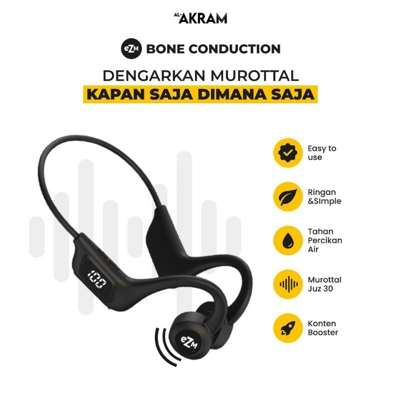 EZM AL-AKRAM BONE CONDUCTION Al quran elektronik Al quran digital Audio Al quran Murotal Alquran aud