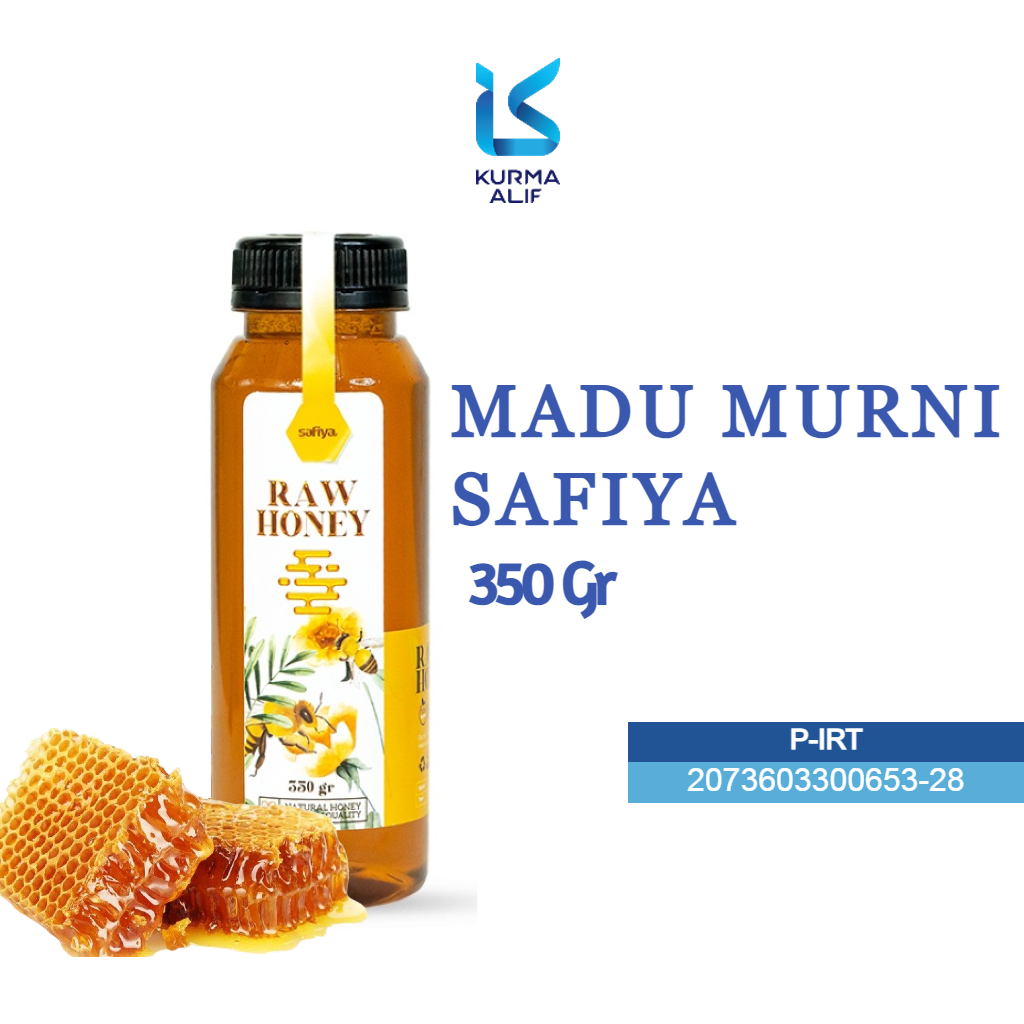 Madu Murni 350 Gr | Madu Asli 100% Alami Original Safiya Herbal