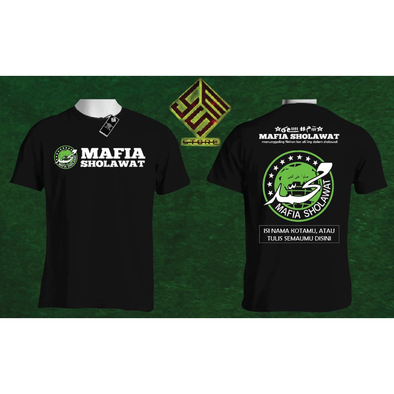 VOLM.9 [SPESIAL HARGA] KAOS MAFIA SHOLAWAT CUSTOM NAMA KOTA
