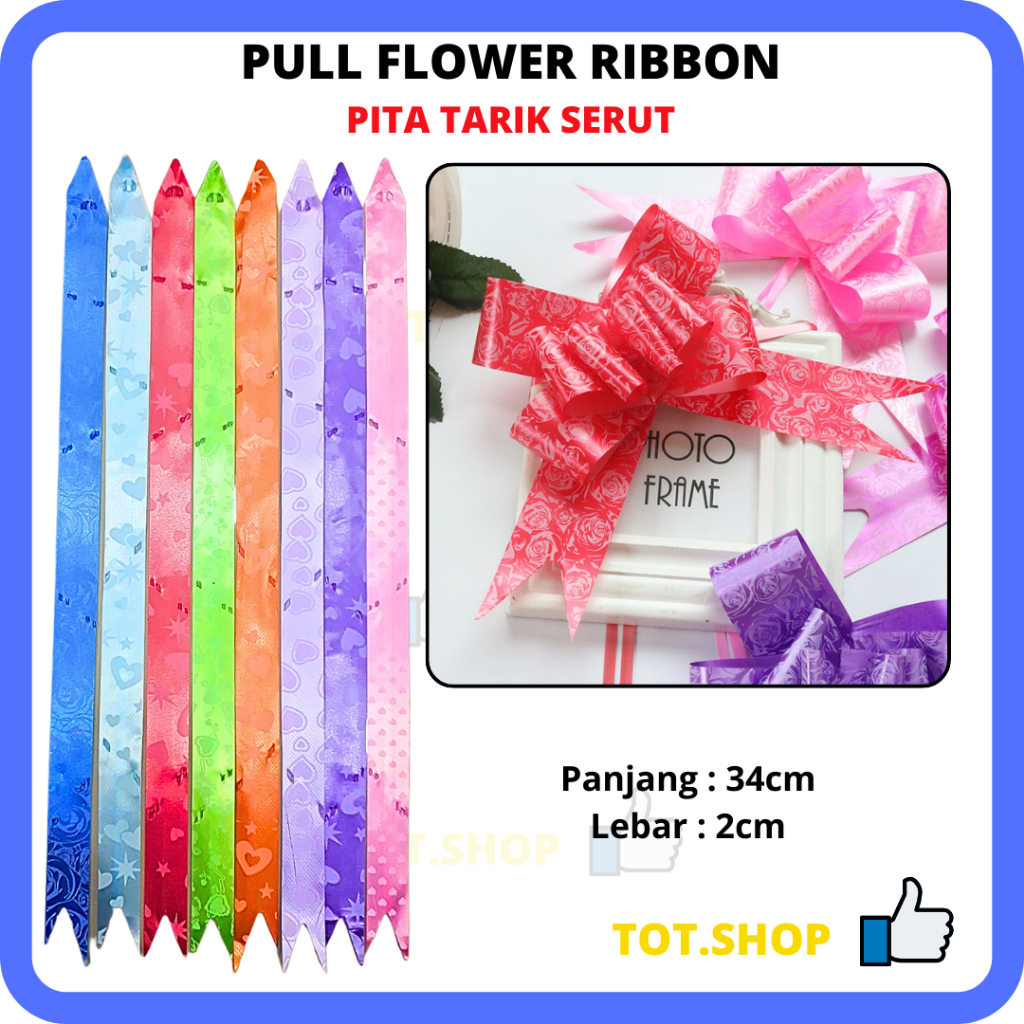 

[isi 10pcs] TANGGUNG LEBAR 20mm PANJANG 39cm PITA TARIK UK ISI 10pc PITA Pull Flower Ribbon Grosir Murah Polos Renda Lace hiasan parcel souvenir kado ulang tahun goodie bag WARNA CANTIK