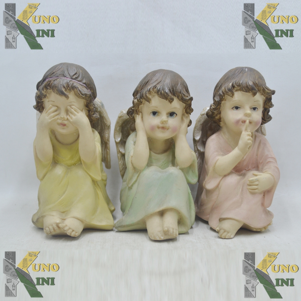 PAJANGAN TIGA MALAIKAT CANTIK - CUTE 3 ANGELS, 3 pcs