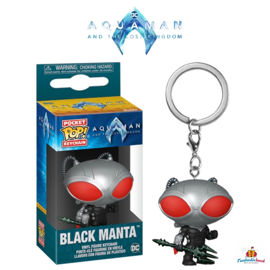 Original Funko Pocket POP Movies Aquaman and The Lost Kingdom - Black Manta with Trident