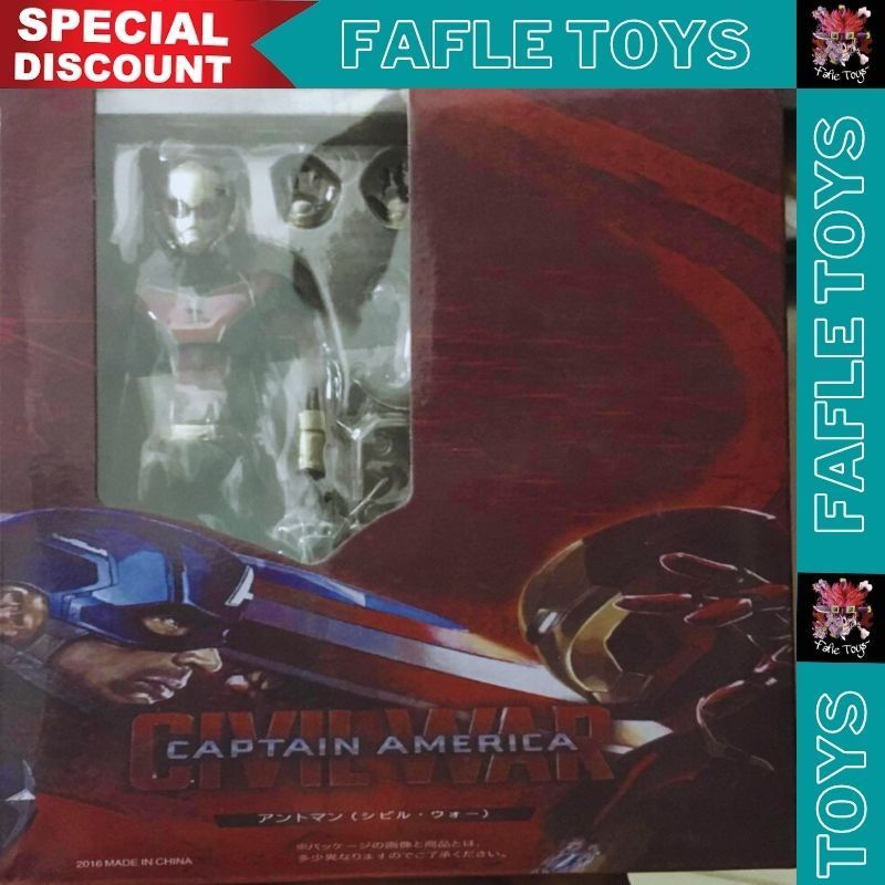Shf Ant man Antman Marvel Avengers Civil War NEW / Action Figure SHF Ant man Antman Marvel Avengers 