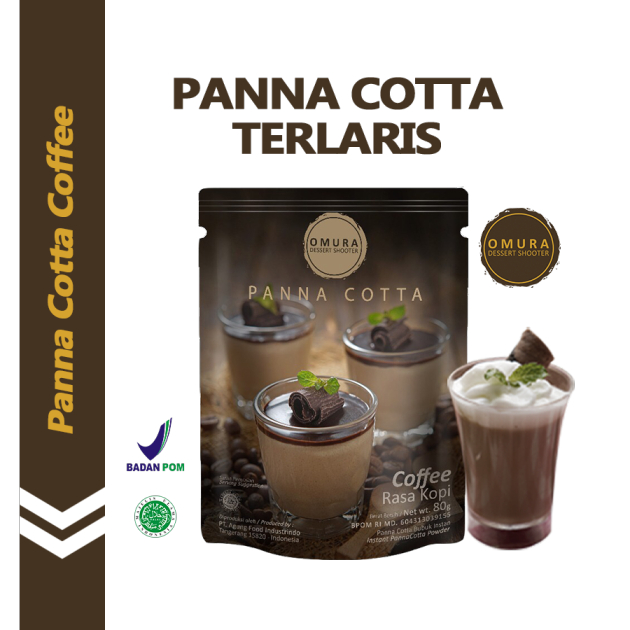 

[PANNA COTTA] Panna Cotta Pudding Sutra ala Italia Rasa Coffee / Kopi Susu Omura Dessert Shooter Instant Powder